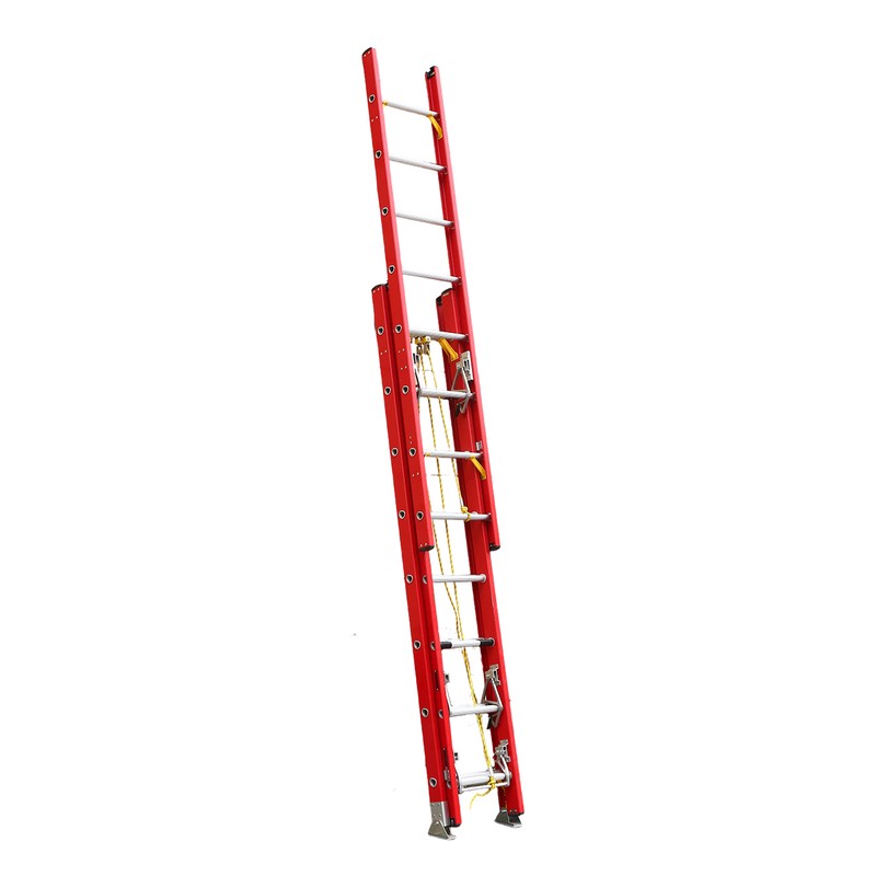 Fiberglass Three Section Extension Ladder 86mm detail image 1