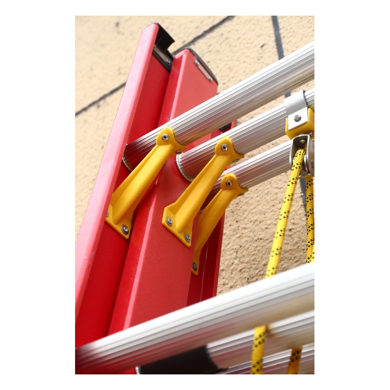 Fiberglass Three Section Extension Ladder 86mm detail image 3