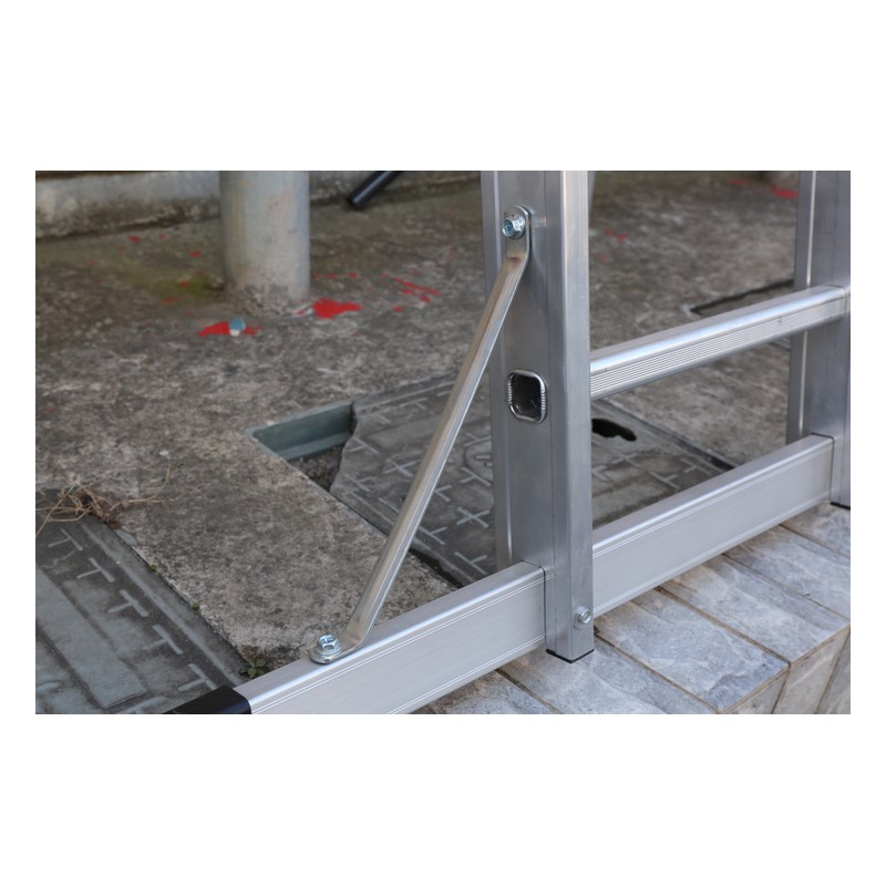 Heavy 75mm Frame Two Section Aluminium Rope Ladder detail image 3